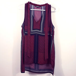 Express women's sleeveless blouse size small